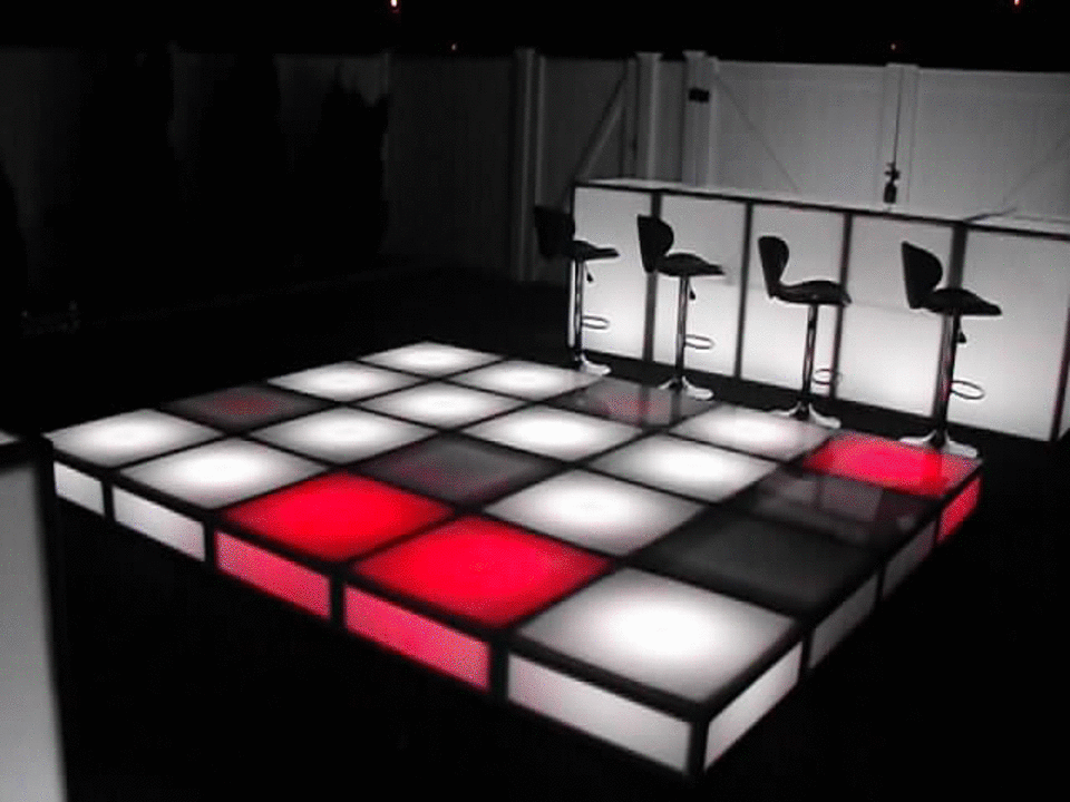 Multi-color LED Dance Floor.